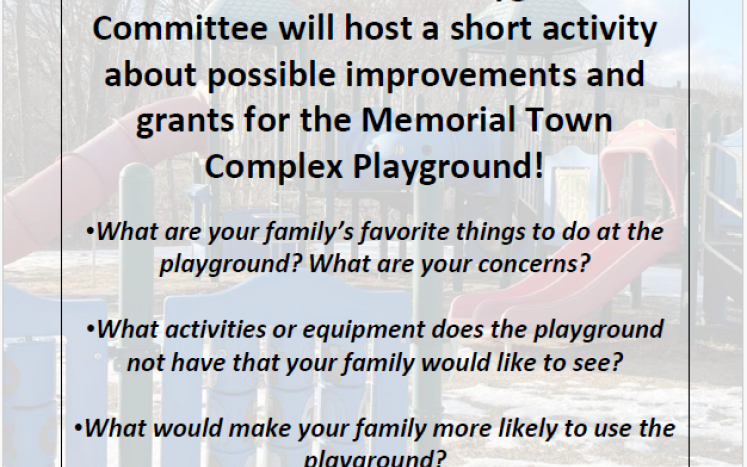Playground Improvement Get-Together Flyer